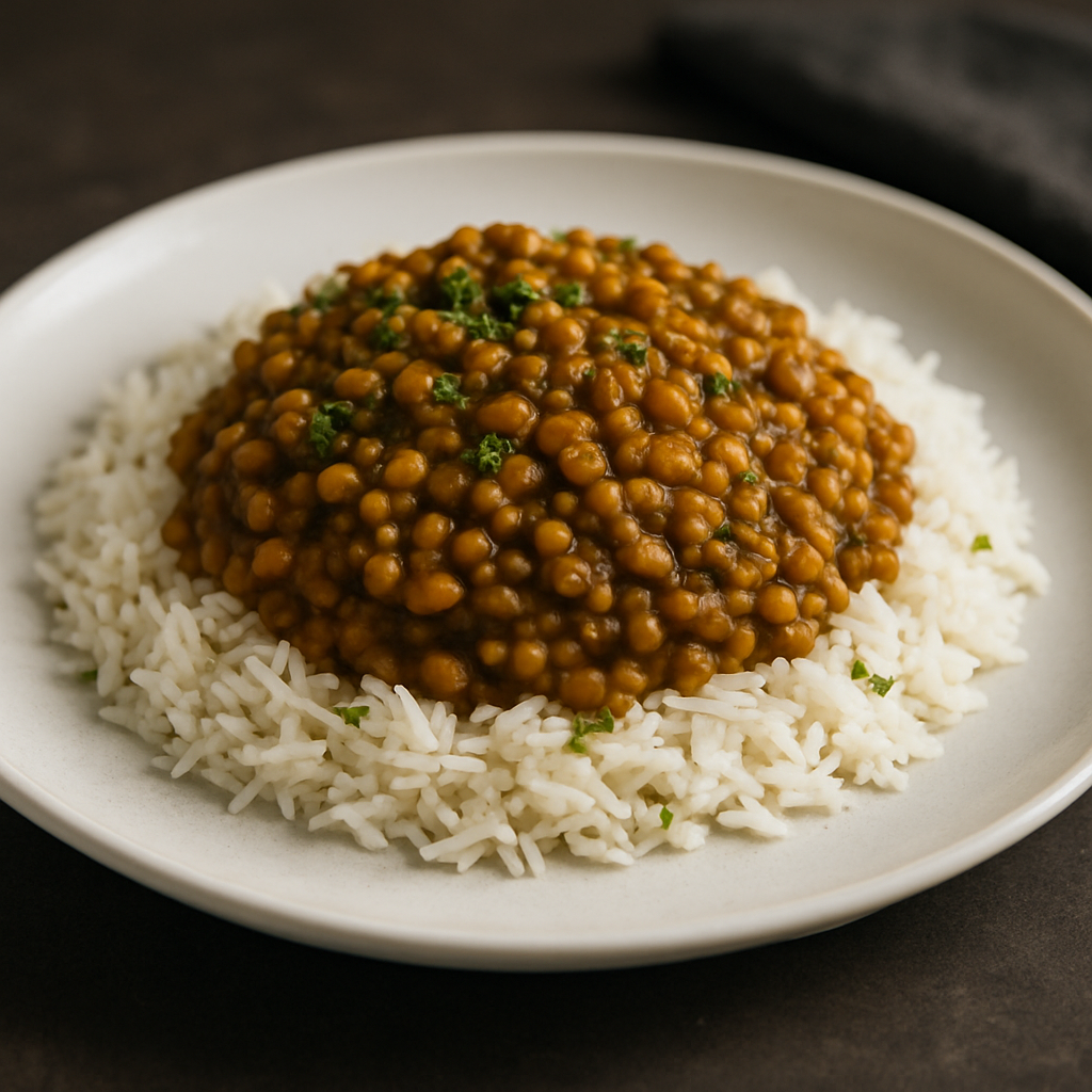 rice curry lentils
